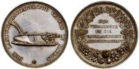 medal nagrodowy II poł XIX w., Aw: Pług, niżej s