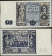 20 złotych 11.11.1936, seria BE, numeracja 40060