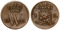 1 cent 1823 B, Bruksela, miedź, KM 47