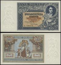 20 złotych 20.06.1931, seria AK, numeracja 12844