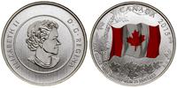 25 dolarów 2015, Ottawa, 50 lat flagi Kanady, sr
