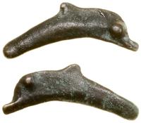 brąz w kształcie delfina VI–V w. pne, brąz, 24.8