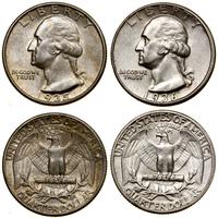 Stany Zjednoczone Ameryki (USA), zestaw: 2 x 1/4 dolara, 1935 i 1936