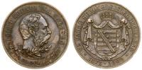 Niemcy, medal na 70 rocznicę urodzin Alberta I Wettyna, 1898