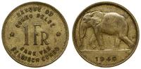 Kongo Belgijskie, 1 frank, 1949