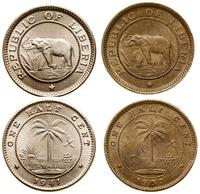 Liberia, zestaw 2 x 1/2 centa