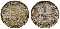 1 pengö 1939 BP, Budapeszt, srebro próby 0.640, 
