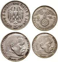 zestaw 2 monet, Berlin, typ Paul Hindenburg, w s
