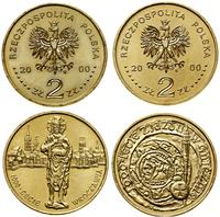zestaw 2 x 2 złote 2000, Warszawa, 1000-lecie zj