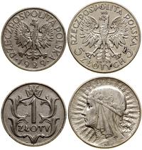 zestaw: 5 złotych 1933 i 1 złoty 1929, Warszawa,