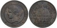10 centimów 1885, bardzo ładny egzemplarz, rzadk