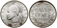 50 centów 1960, srebro próby "900" 10.38 g, miej