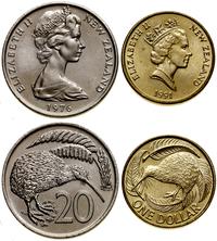 zestaw: 20 centów 1976 oraz 1 dolar 1991, Llantr