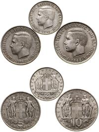 zestaw: 2 drachmy 1966, 5 drachm 1966, 10 drachm
