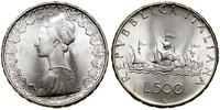 500 lirów 1966 R, Rzym, srebro próby "835", pięk