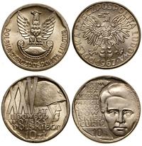 zestaw: 2 x 10 złotych 1967–1968, Warszawa, Mari