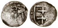 denar koronny 1386–1399, Wschowa, Aw: Orzeł pias