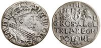 trojak 1621, Kraków, moneta umyta, Iger K.21.1.a