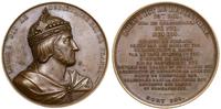 Francja, medal z serii władcy Francji – Ludwik I Pobożny, 1839