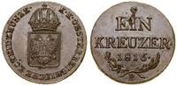 Austria, 1 krajcar, 1816 B
