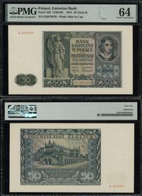 50 złotych 1.08.1941, seria D, numeracja 3075970