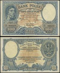 100 złotych 28.02.1919, seria B, numeracja 65052