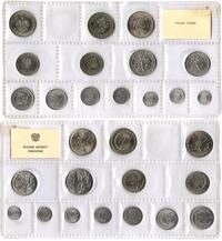 zestaw monet obiegowych, 1 i 2 gr 1949, 5 gr 197
