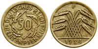 Niemcy, 50 fenigów, 1924 F