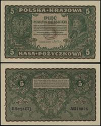 5 marek polskich 23.08.1919, seria II-CQ, numera
