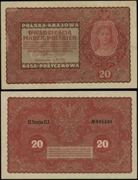 20 marek polskich 23.08.1919, seria II-EJ, numer