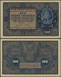 100 marek polskich 23.08.1919, seria IJ-W, numer