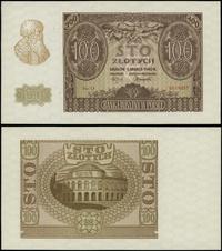 100 złotych 1.03.1940, seria D, numeracja 661405