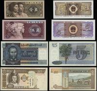zestaw różnych banknotów, zestaw banknotów 13 banknotów