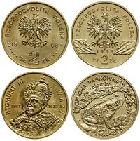 zestaw 2 x 2 złote 1998, Warszawa, w skład zesta