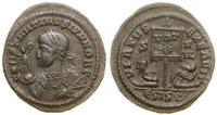 follis 320, Siscia, Aw: Popiersie cesarza w lewo