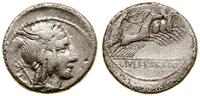 denar 85 pne, Rzym, Aw: Głowa młodzieńca stylizo
