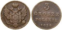 Polska, 3 grosze, 1828 FH