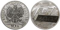 10 złotych 2001, Warszawa, Rok 2001, srebro prób