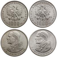 zestaw: 2 x 1.000 złotych 1982 i 1983, Warszawa,