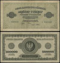 500.000 marek polskich 30.08.1923, seria I, nume
