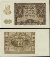 100 złotych 1.03.1940, seria D, numeracja 652227