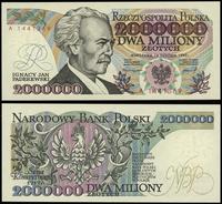 2.000.000 złotych 14.08.1992, seria A, numeracja