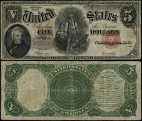 5 dolarów 1907, seria M 35677808, czerwona piecz