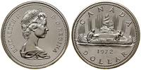 1 dolar 1972, Ottawa, Canoe, srebro próby "500",