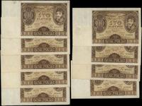 zestaw: 9 x 100 złotych 9.11.1934, różne serie C