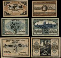 Niemcy, zestaw: 5, 10, 20 marek, 1.12.1918