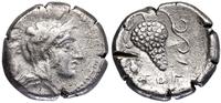 stater ok. 385–350, Aw: Głowa Ateny w hełmie w p