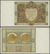 50 złotych 1.09.1929, seria DI, numeracja 884659