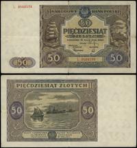 50 złotych 15.05.1946, seria Ł, numeracja 856853