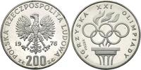 200 złotych 1976, IGRZYSKA XXI OLIMPIADY- PRÓBA,